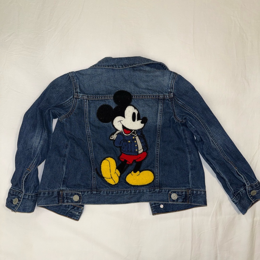 Gap Disney Blue Denim Jean Jacket for Kids
